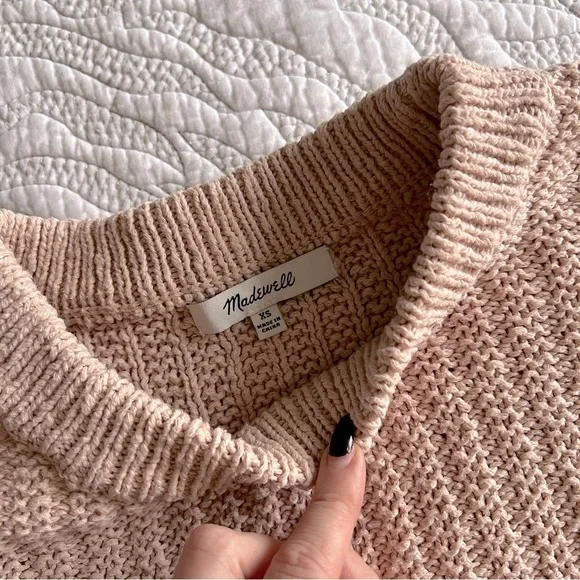 Madewell - Bobble Pullover Sweater - Avalon Pink - Picture 5 of 11